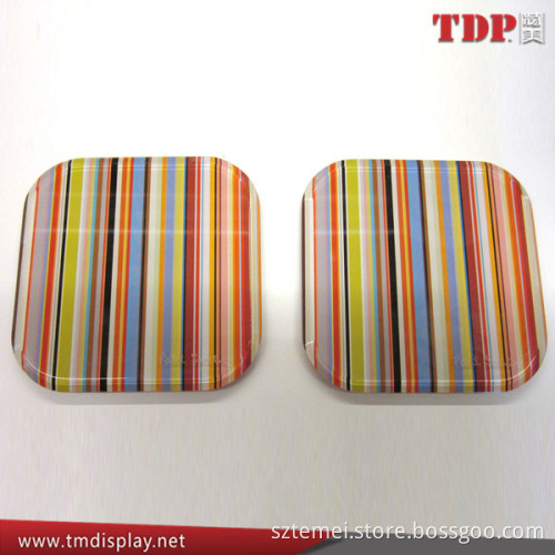 clear acrylic coasters/plastic drink coasters/acrylic photo coaster